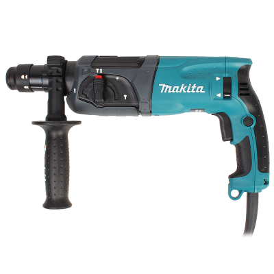 Перфоратор HR2470FT Makita, SDS+,780Вт,3реж,2,7Дж,0-4500у\м,2,8кг,чем,б\съемный патрон,зашита уг щет