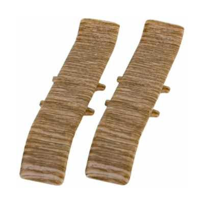 Угол для плинтуса 70мм "Идеал Классик" Дуб мокко /208 соединительный