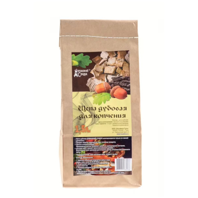 Щепа "Домашний Сундук" для копчения ДУБОВАЯ 1,5л ДС-81