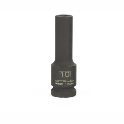 Головка ударная удлиненная шестигранная, 10 мм, 1/2", CrMo// Stels