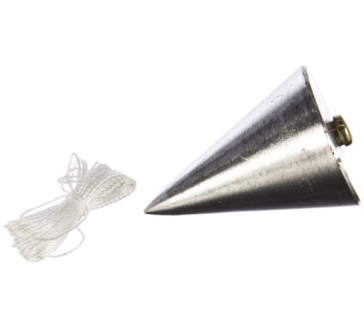 Отвес конусный 400гр. "MATRIX" со шнуром 5м