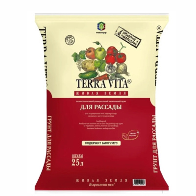 Грунт для рассады 25 л Живая земля 1/60 Фарт