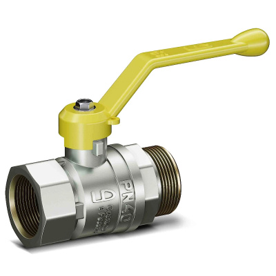 Кран шар. ГАЗ 1/2 г/ш рычаг Ду15 Ру40 LD Pride (17)