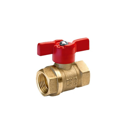 Кран шаровой 3/4" вн/вн бабочка 11Б27п1 А30/1 ДУ20 БОЛОГОЕ