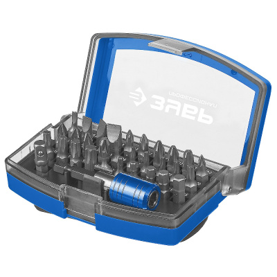 Набор ЗУБР: Биты "ПРО-32", CR-Mo, в боксе