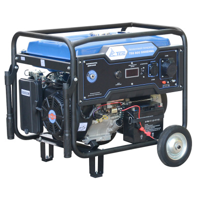 Генератор бензо TSS SGG 5000EHNA, 230/12В, 5.0/5,5кВт, 80кг