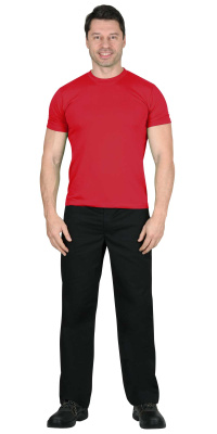 Футболка красная плотность 160 г/кв.м., х/б-100 % р. XXL (56-58)