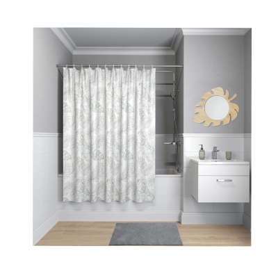 Штора для ванной комнаты, 200*180см, полиэстер, B48P218i11, IDDIS