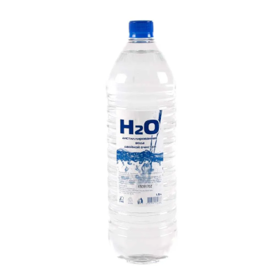 Вода дистиллированная Н2О 1,5 л