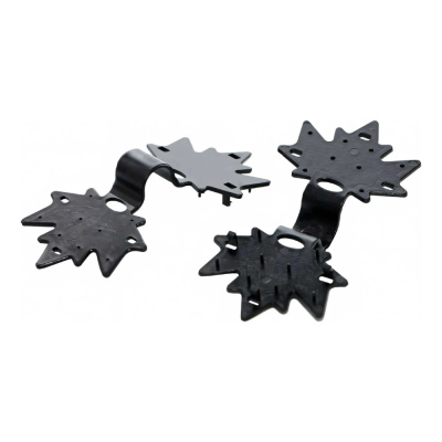 Клипса "кленовый лист" 20 шт/пакет, 700 шт/короб