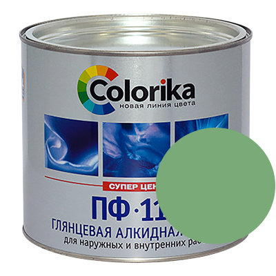 Эмаль ПФ-115 "Colorika" фисташковая 1,8 кг