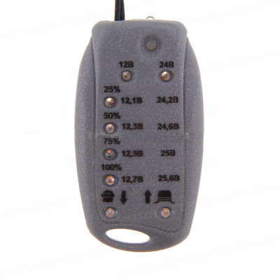 Тестер автомобильный Т 124 серебро - 12/24V