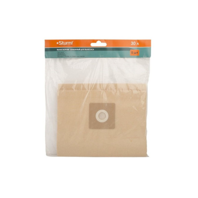 Бумажные пакеты для пылесосов 30л STURM