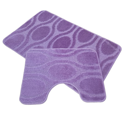 Набор ковриков д/ванной Zalel  2 пр. 55х90 (сиреневый)