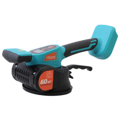 Виброприсоска аккум д/укл плитки Sturm!, 18В, 1BatterySystem,60кг, d=123мм,без АКБ и ЗУ TV1860 