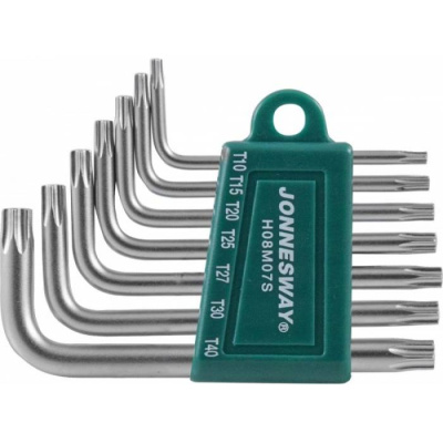Комплект угловых ключей "TORX" Т10-Т40, 7 предметов S2 материал