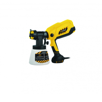 Краскопульт Hanskonner, 750Вт, 0-1200 мл/мин, 22kPa, 1л, HVLP, шнур 4м, МАЛОШУМНЫЙ