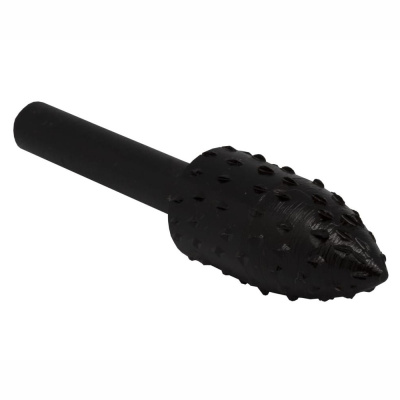 Шарошка по дереву ПРАКТИКА стальная, параболическая удлиненная 13 х 28 мм, хвост 6 мм, блистер