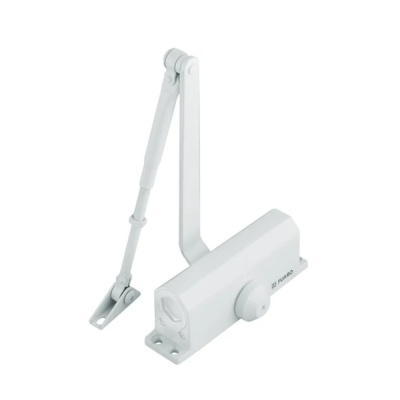 Доводчик дверной DC20-4 (DC-204) WH до 85 кг (белый) (30573) (FUARO)