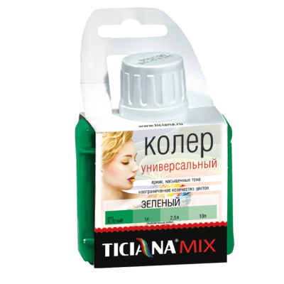 Колер зеленый 80мл TICIАNA