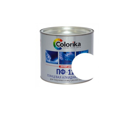 Эмаль ПФ-115 "Colorika" белая 12 кг