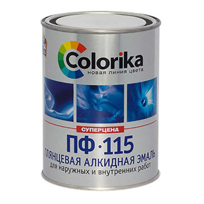 Эмаль ПФ-115 "Colorika" зеленый лист 1,8 кг