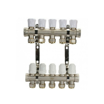 Коллекторная группа 1"х6 выхода (евроконус)