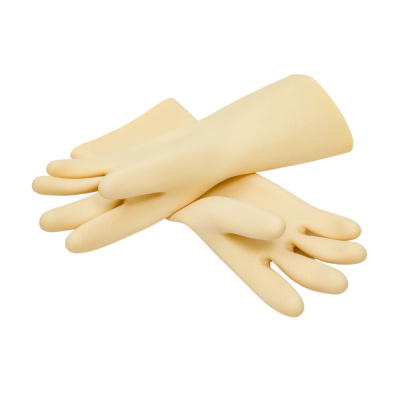 Перчатки резиновые диэлектрические класс защиты 0 латексные размер 3