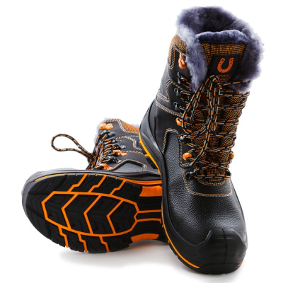 Ботинки с высоким берцем "PERFECT PROTECTION" PRB10N-CKW ПУ-Нитрил с ПП на натуральном меху р.41