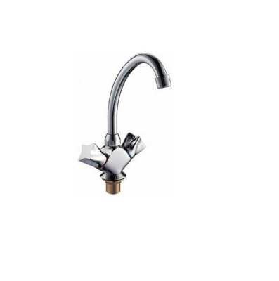 Смеситель для кухни с гайкой L4187-2 2-х руч 