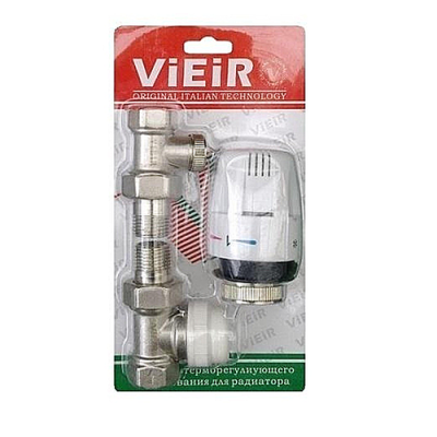 Комплект термостатический 1/2" ПРЯМОЙ (VR312)