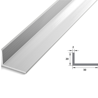 Профиль уголок 30*20*2,0 Уп 11.2000.500