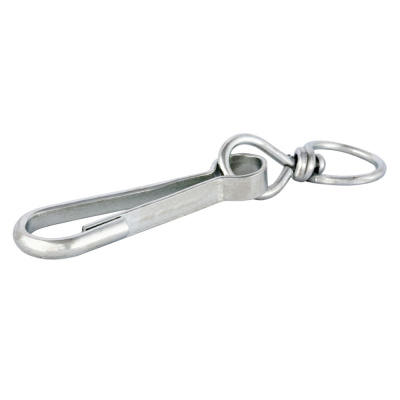 Карабин тип А, 100мм, с вертлюгом, оц.