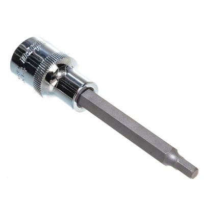 Насадка торцевая 1/2"DR с вставкой-битой шестигранной, Н5, 100 мм 121205 