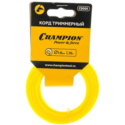 Леска CHAMPION Round 1.6мм*15м (круглый) в мотке
