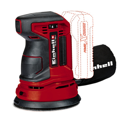 Шлифмашина эксцентриковая Einhell PXC TE-RS 18 Li-Solo