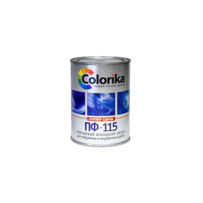Эмаль ПФ-115 "Colorika" рубиновая 1,8 кг