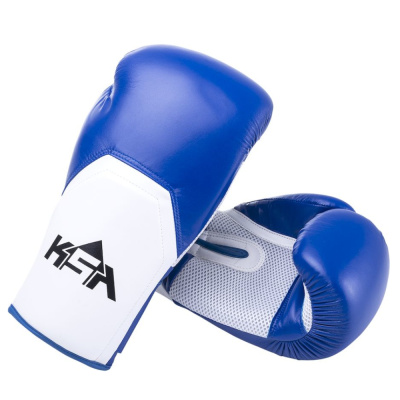 Перчатки боксерские KSA Scorpio Blue, к/з,  8 oz