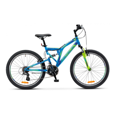Велосипед STELS 24” Mustang V (16" Зеленый/Черный)