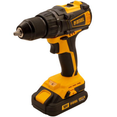 Дрель-шуруповерт аккумуляторная, бесщет. BLDL-IB-18-02, Li-Ion, 18 В, 2 акк.// Denzel