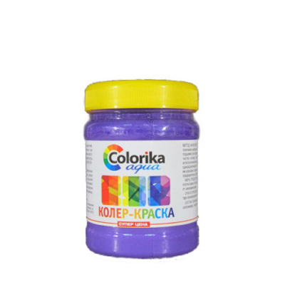 Колер-краска "Colorika Aqua" фиолетовая 0,3 кг