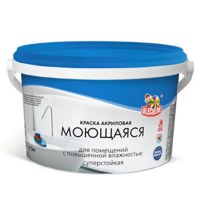 Краска ВДК моющаяся "OLECOLOR" 3,0кг