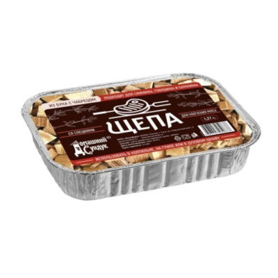 Щепа "Домашний Сундук" для копчения МЯСА в лотке (бук с чабрецом) 1,27л ДС-255