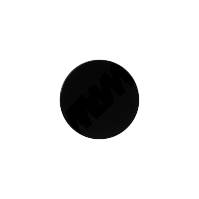 Заглушка самоклеющаяся, D20мм, Черный, гладкая, (Kr0190) 54шт