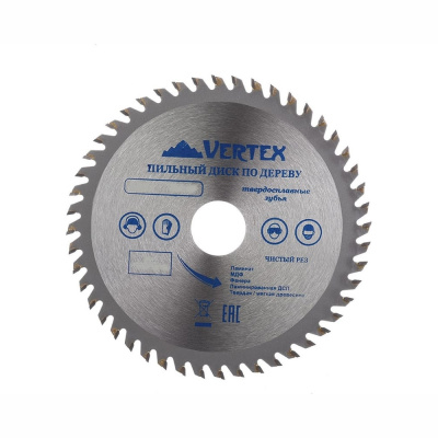Диск пильный твёрдосплавный по дереву  190 ? 2.2 x 30/25.4/20 мм,  48 зубов