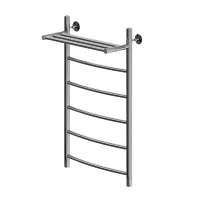 Полотенцесушитель MIXLINE CAPELLA  80х40 (1/2'' ВР, 5 перекладин+ПОЛКА) водяной