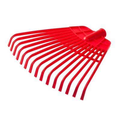 Грабли веерные GRINDA  GQ-15, 15 пл. зубцов 350 х 40 х 310 мм, без черенка, первич. полиэтилен