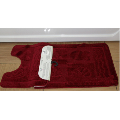 Набор ковриков д/ванной Zalel  2 пр. 55х85 (бордовый)