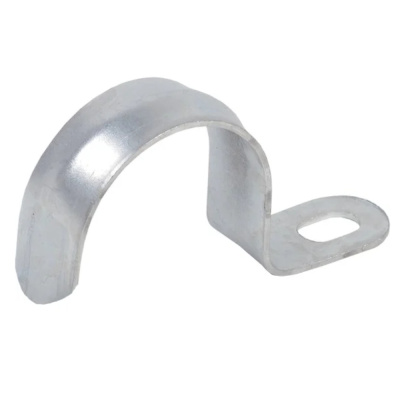 Скоба металлическая однолапковая d=25-26мм