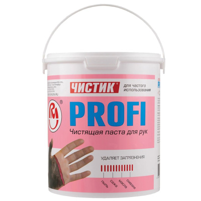 Средство для очистки рук ПРОФИ Чистик, 2 кг ведро